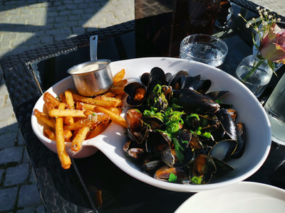 Moules frites at Bølgen & Moi