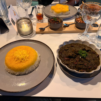 Ghormeh Sabzi - lamb and beans