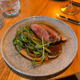 Duck with honey and sichuan sauce