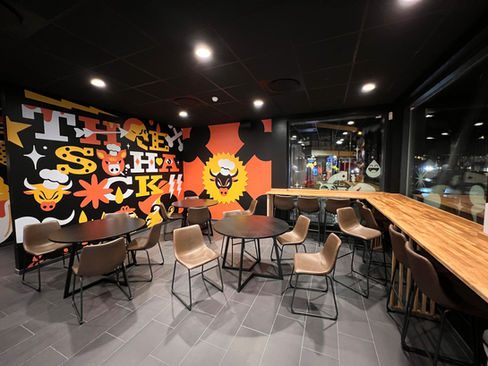 Interior at The Shack