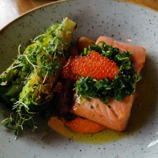 Salmon at Fish & Cow