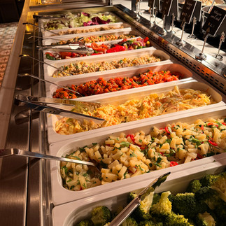 Selection at salad bar Brasilia