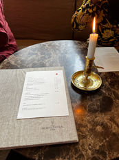 Menu at Hermetikken