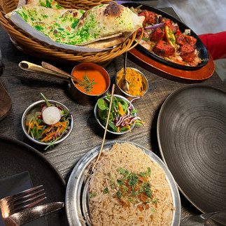 Food is served