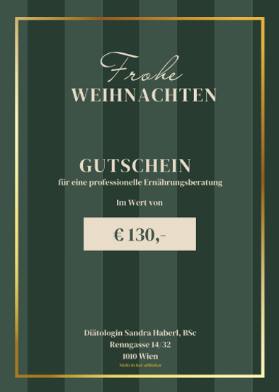Gutschein Ernährungsberatung