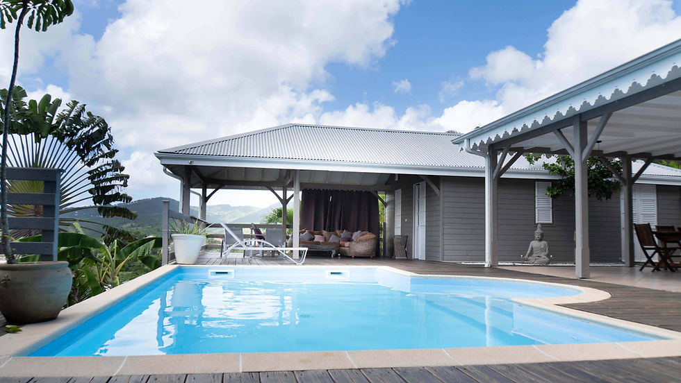 Villa Martiniquaise avec piscine