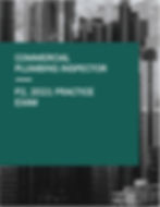 commercial plumbing inspector practice test