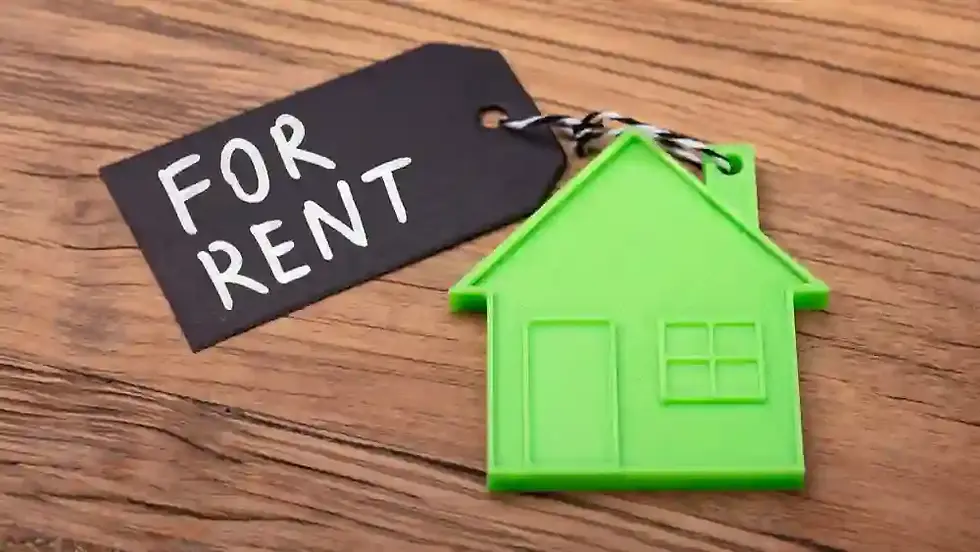 key chain that says For Rent