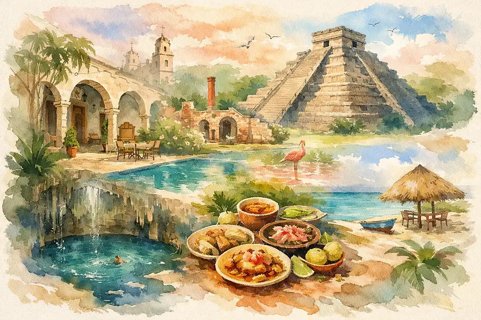 Itinerario fin semana desde Hotel Centro in Mérida