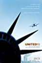UNITED 93 Movie Poster of a Headshot of Lady Liberty overlooking NYC.