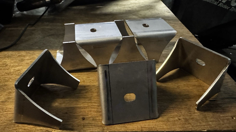 Thumbnail: Stainless Steel 1.5mm Exhaust weld-on hanger brackets universa
