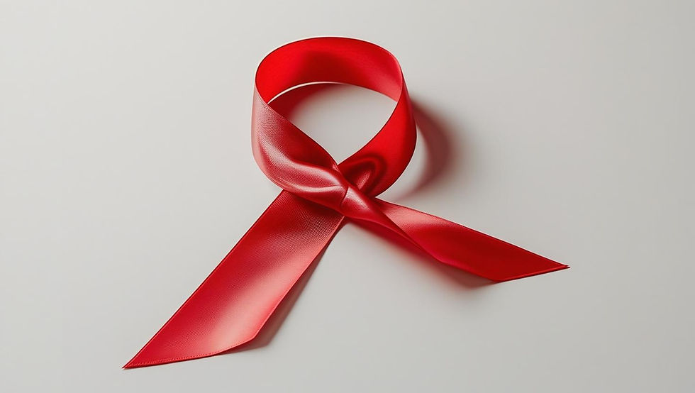 O laço vermelho foi criado em 1991 por grupo de profissionais de arte para homenagear amigos e parentes mortos pela doença. Hoje representa também a solidariedade e a luta conta à epidemia de aids