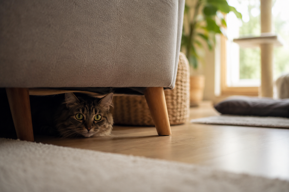 Chat stressé : 8 signes discrets que votre chat ne va pas bien