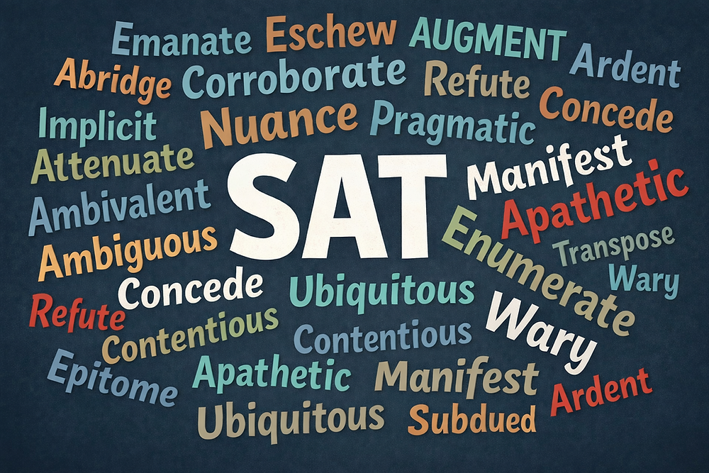 Widespread Example Struggling With SAT Vocabulary? Start With These 25 Essential Words