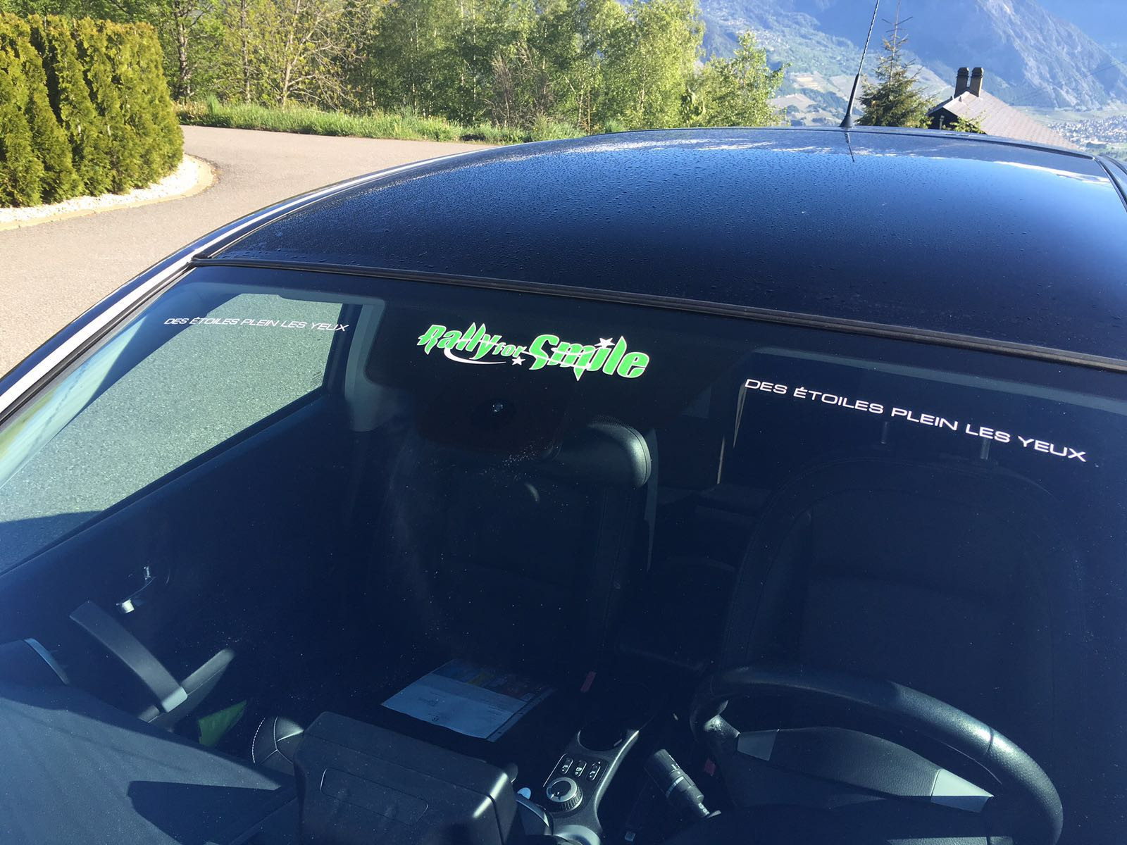 Stickers - Bande vitre avant