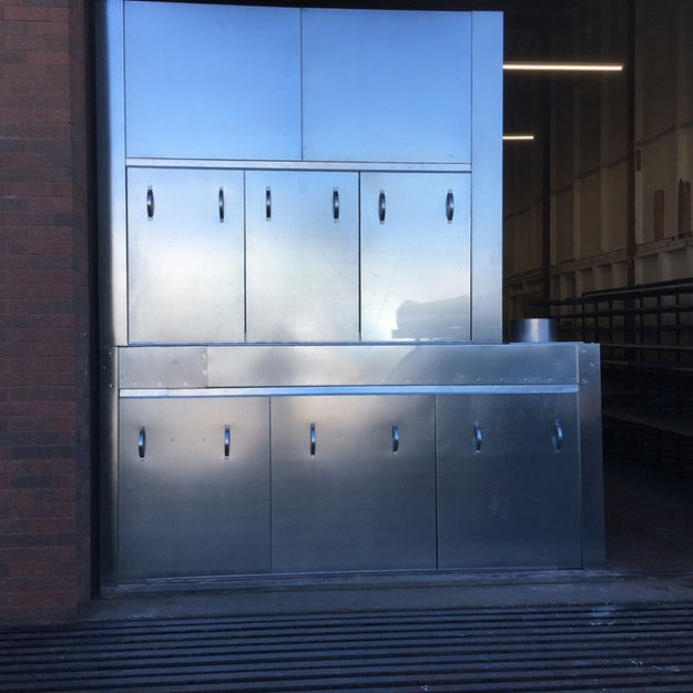 Dust filtration bagging unit