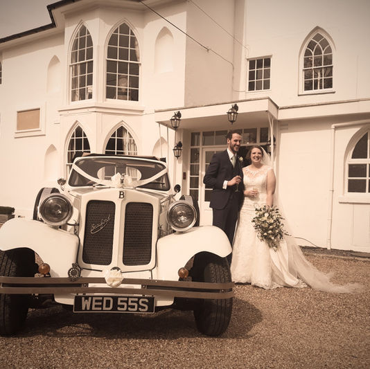 MRM vintage wedding car hire Leicester