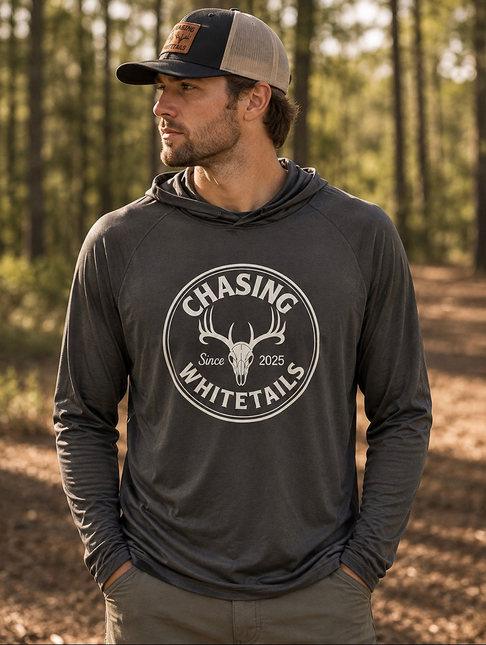 Thumbnail: Chasing Whitetails Original Circle Logo Hoodie