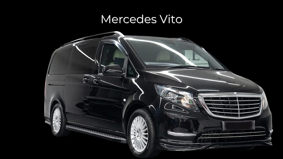 Mercedes Vito. Luxury Transfers Europe  