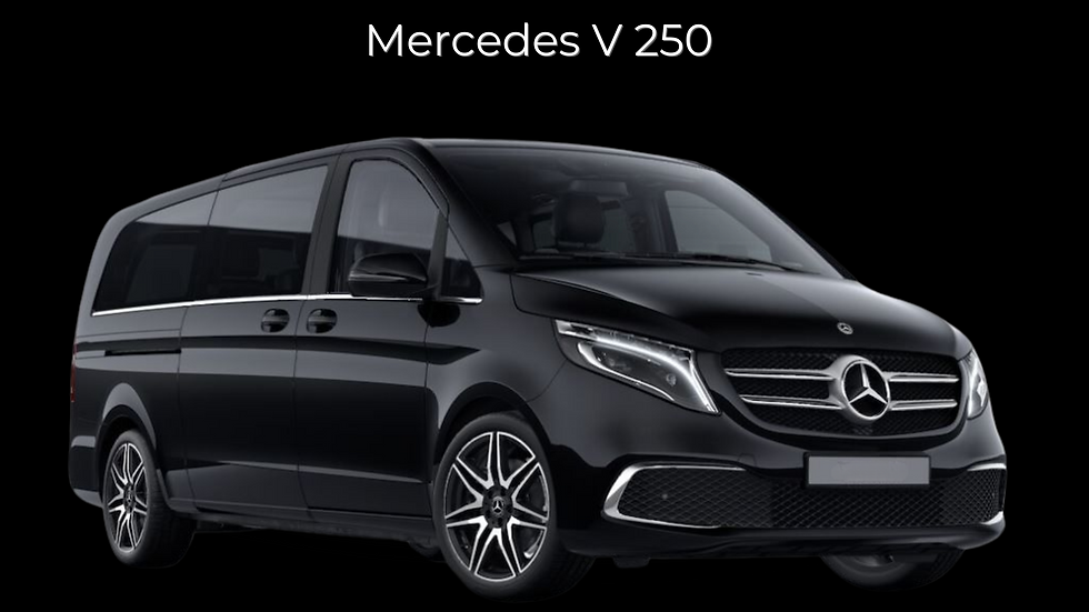 Mercedes V 250. Luxury Transfers Europe