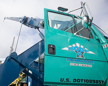 Commercial Roofing Crane Close Up