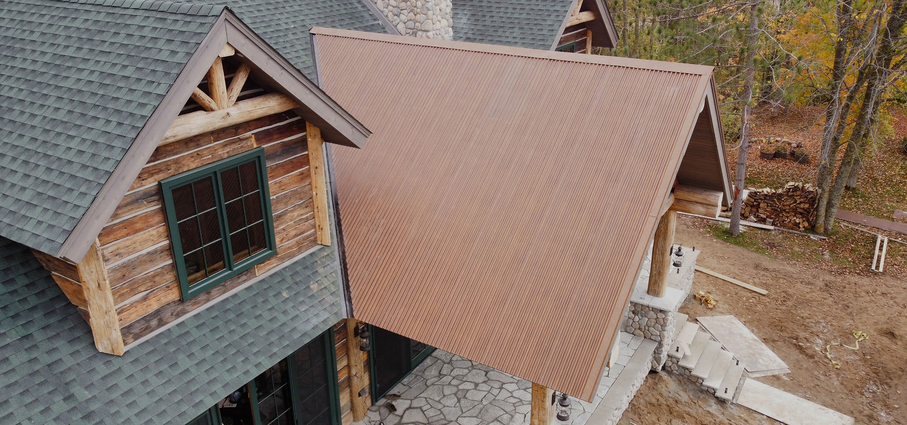 Corten roof replacement