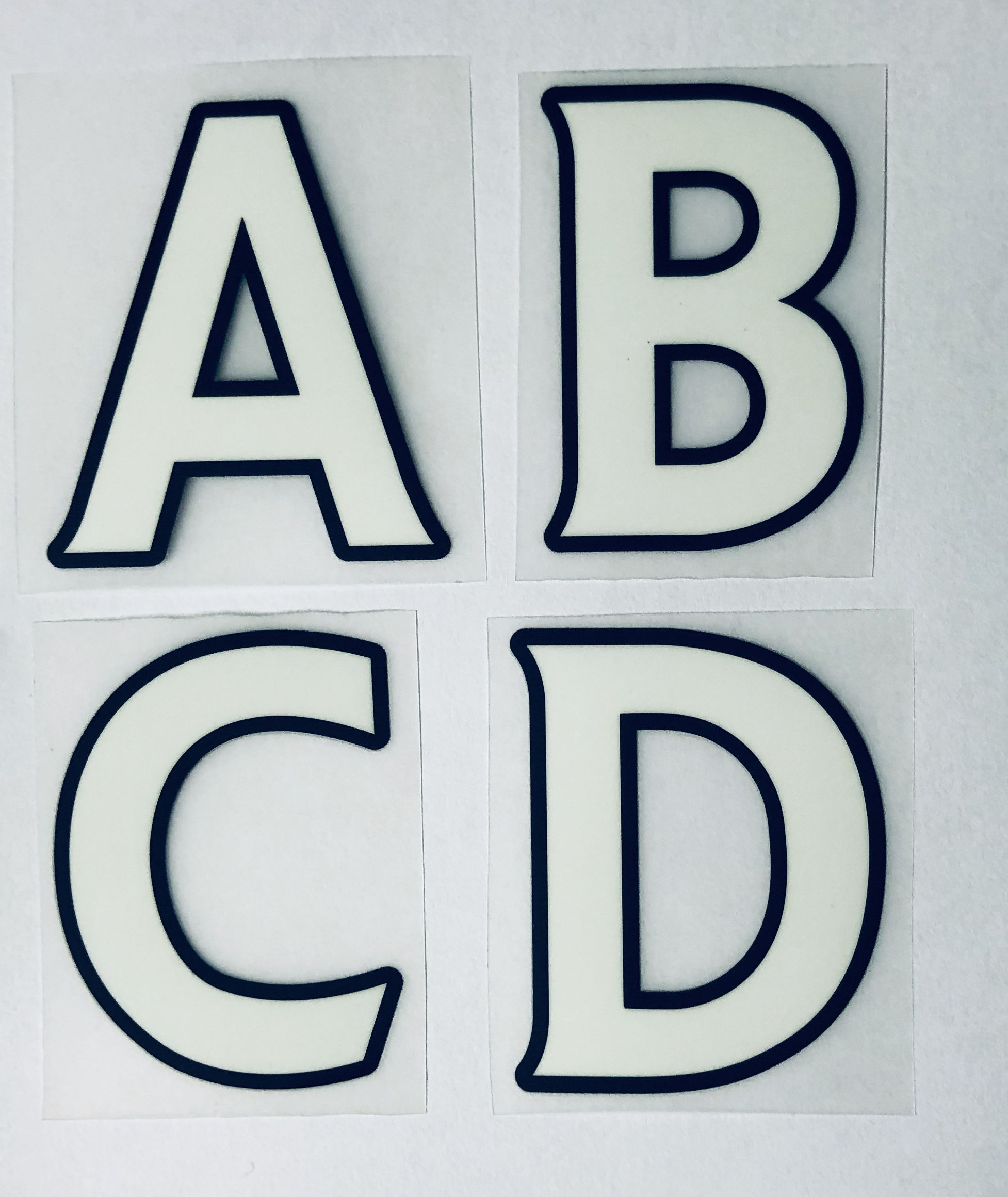 BARCLAYS PREMIER LEAGUE PLAYER ISSUE LETTERS PU TYPE 2013-17