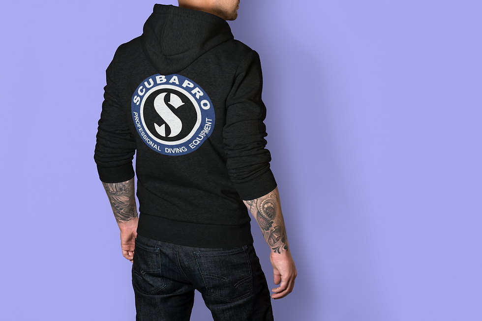 Thumbnail: SCUBAPRO PROFESSIONAL DIVING EQUIPMENT BLUE/WHITE HOODIES