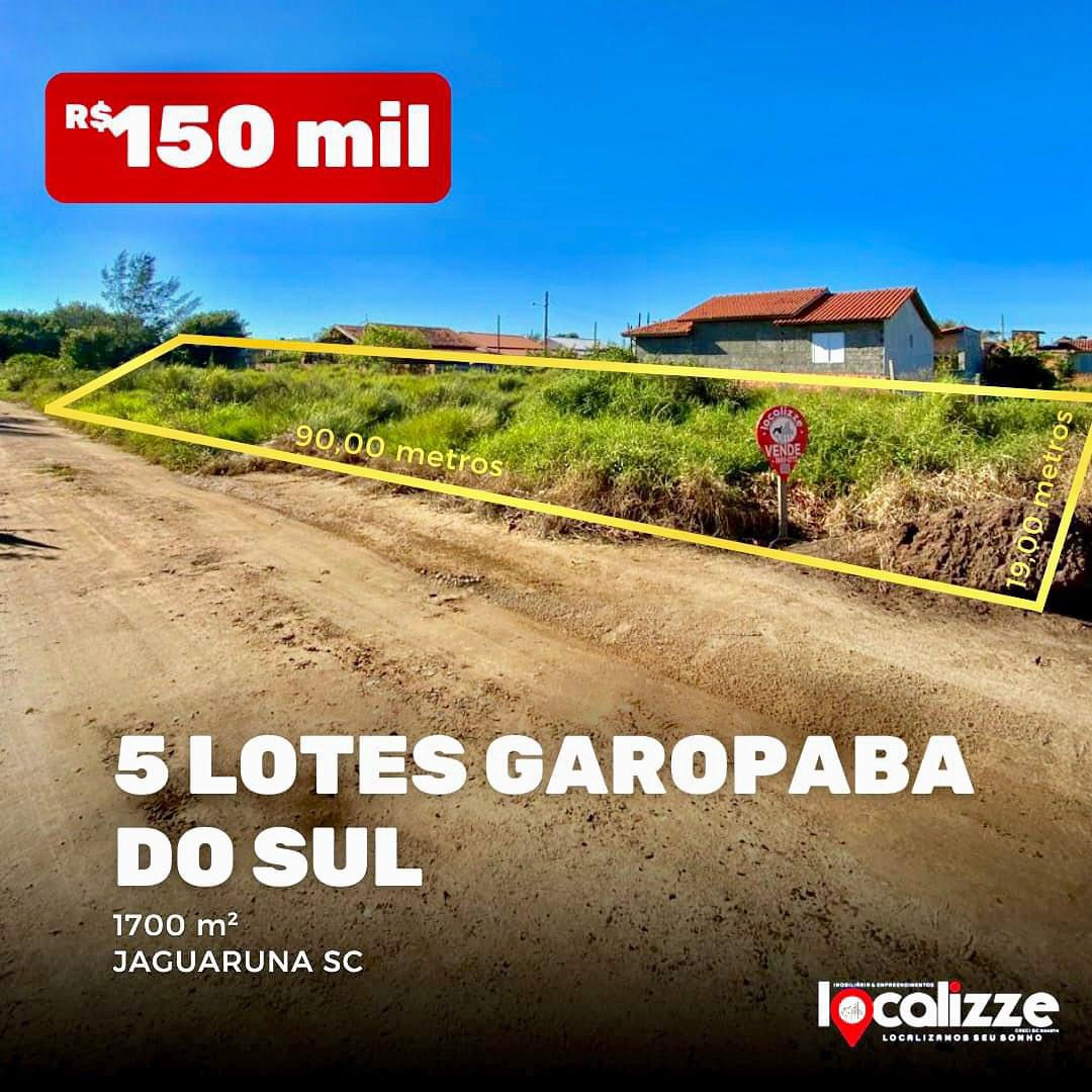 ✅Lote localizado na Garopaba do Sul,Jaguaruna SC.  ✅Lugar bem tranquilo para voc