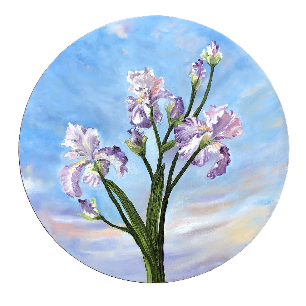 Iris and Morning Sky