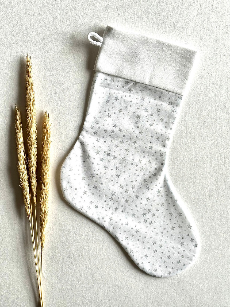 Miniature : Chaussette Noël Etoiles Argentées