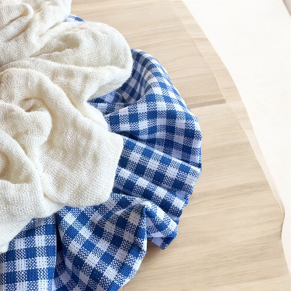 Thumbnail: Cream Scrunchie