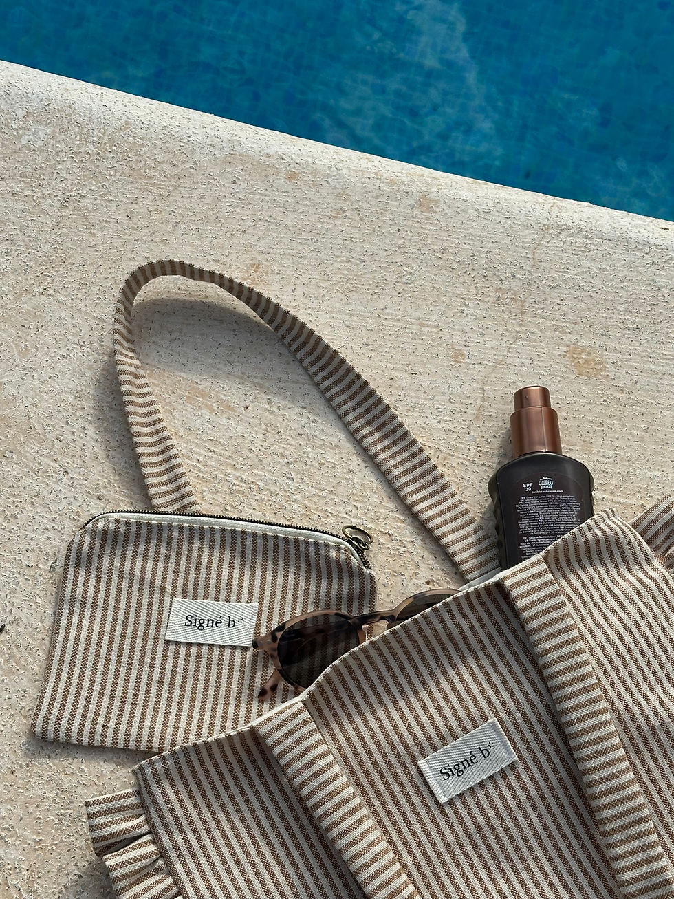 Miniature : Pochette Aurore beige