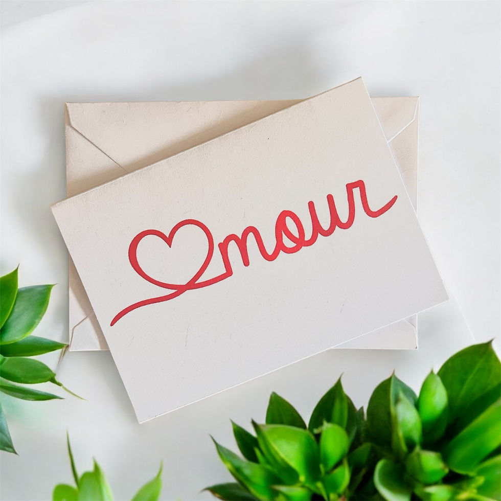 Miniature : Carte Amour & son enveloppe