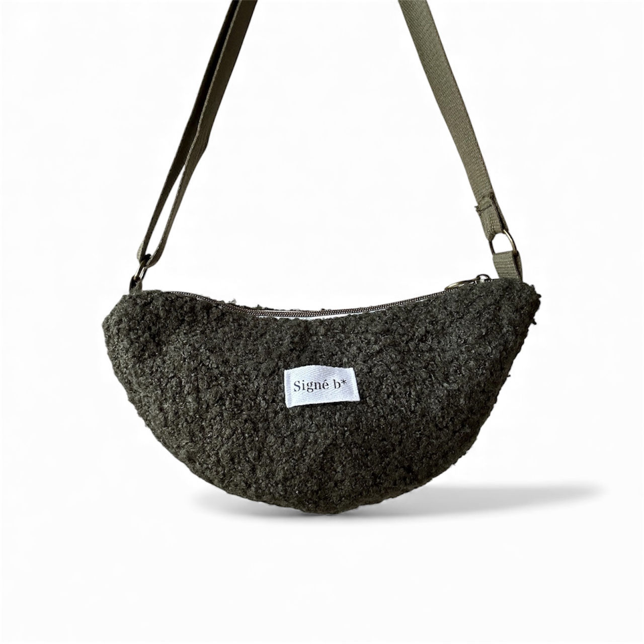 Sac Luna  Bouclette kaki 