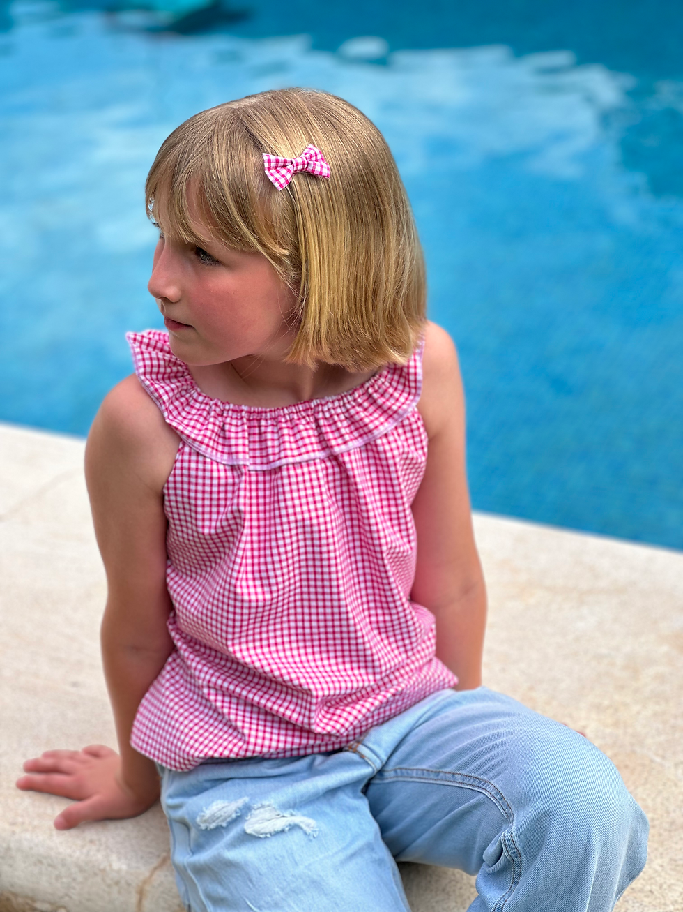 Thumbnail: Top vichy rose