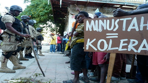 "Haiti precisa de ajuda sincera; Não à ocupação da Minustah"