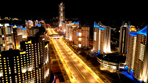 "Grande apogeu da construção na Coreia socialista"