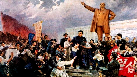 "O grande Líder do povo coreano"