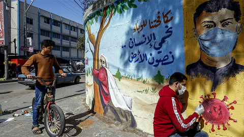 "O novo conflito de Gaza: Covid-19"