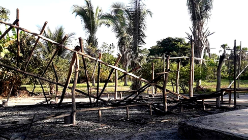 "Incêndio criminoso na comunidade na cidade de Urbano Santos (MA)"