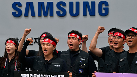 "Trabalhadores da Samsung entram em greve na Coreia do Sul"