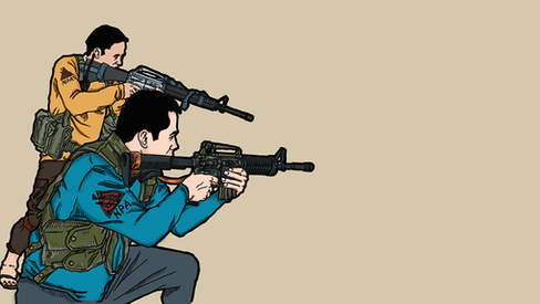 "Em defesa do povo oprimido, o Novo Exército Popular inflige baixas aos bandoleiros fascistas nas Filipinas"