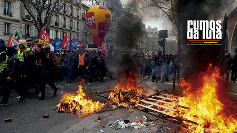 França em chamas contra a Reforma da Previdência
