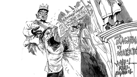 "Preparar-se para a próxima etapa do protesto contra a corrupção e o fascismo do regime Marcos"