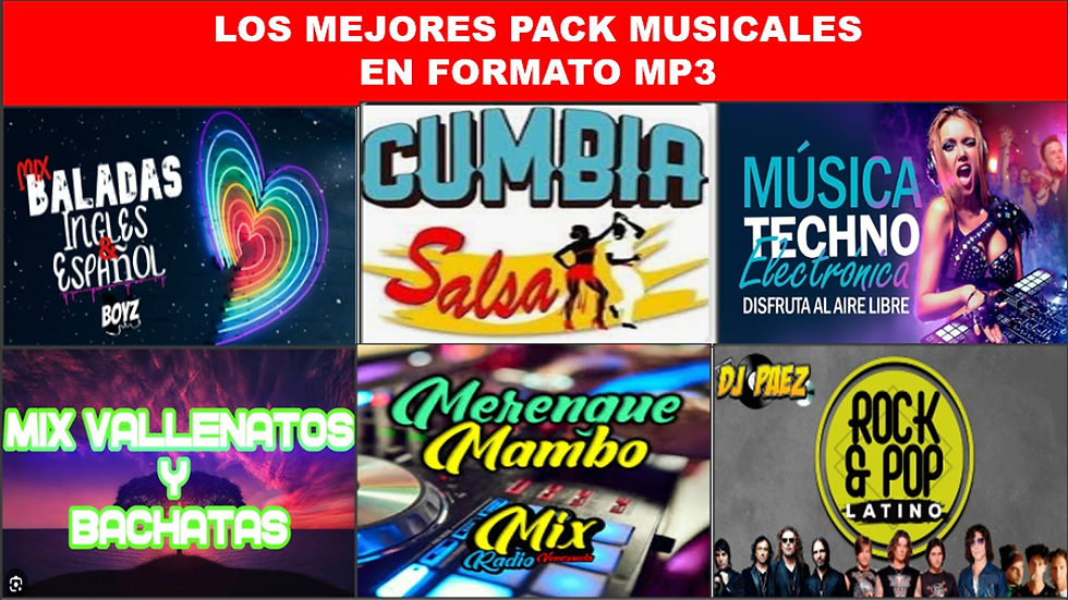 Miniatura: 5 Paquetes de música por $1 USD