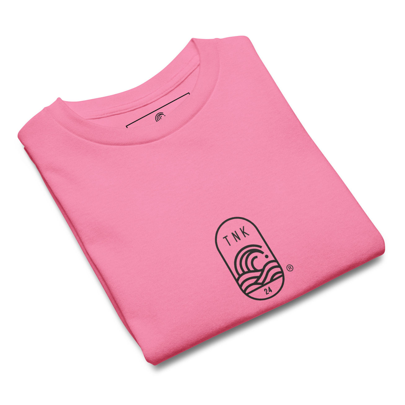 Samarreta clàssica juvenil Logo Tsunamink color negre