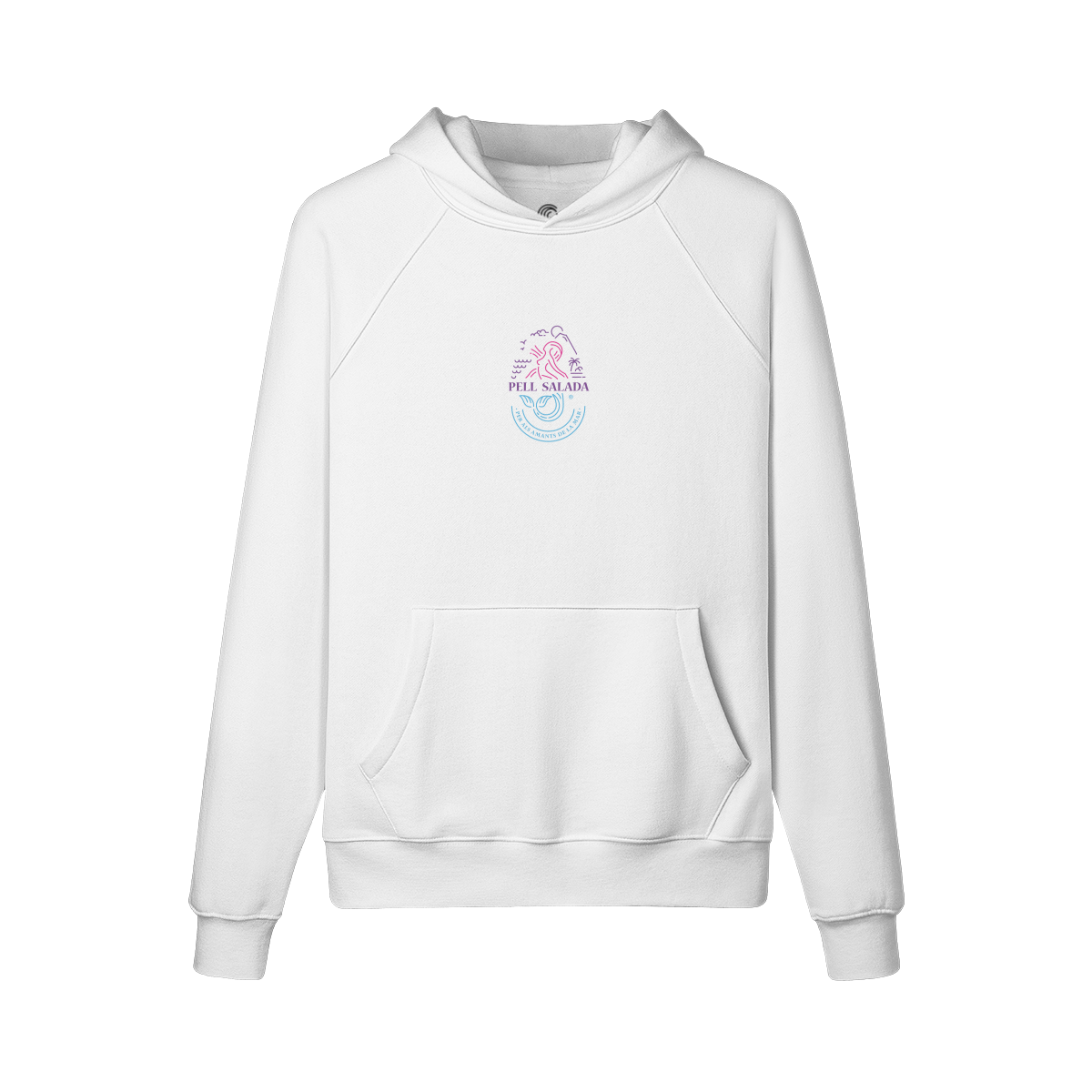 Dessuadora "ample" amb folre polar de 380 g/m² Logo Pell Salada