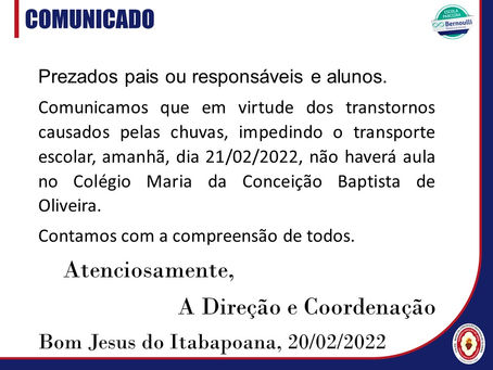 Comunicado do CMCBO