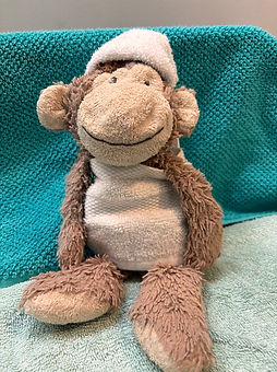 Enjoying a stuffed animal refresh.